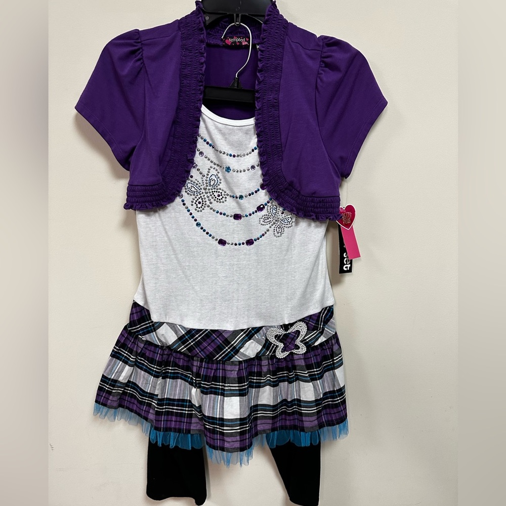 Tempted Girls Tunic leggings set (7-16) Girls Plus